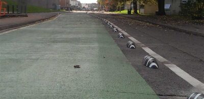 Southampton chooses the cycle track separator Zebra® for its bike lanes