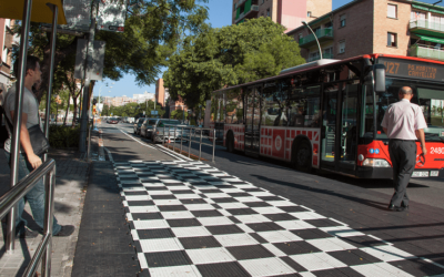 Se añaden 9,5 kilómetros de carriles bus a la red de Barcelona.