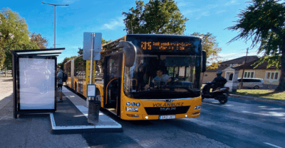 Instalación de la primera plataforma de autobús del sistema Vectorial® en Székesfehérvár, Hungría.